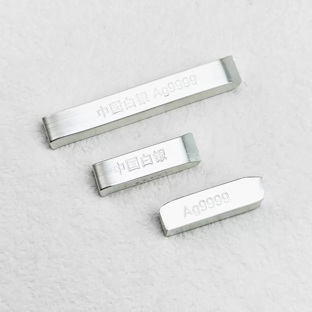 9999 Investment Silver Bar Pure Silver Nugget Silver Brick Pure Silver Raw Material Silver Ingot Broken Silver Pure Silver Collection