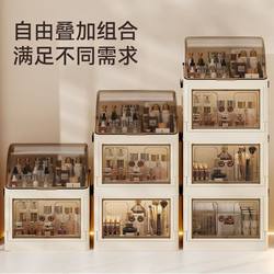 Cosmetic Storage Box with Lid, Dressing Table Storage Rack, Desktop Lipstick and Skin Care Product Dust-Proof Organizer Box, Medicine Box