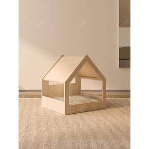 
Authentic pounce play cat kennel kennel cabin warm and comfortable shelf semi-open comfortable season universal cat four puppets crawling