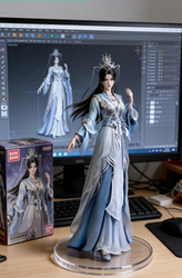 Animation Figure Statue Model Ornament Toy Gk Game Soldier Li Muyuan Xianyi Shenlin War: the Theatrical Edition