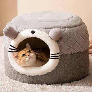
Authentic cat nest, winter room, season guaranteed home enclosed, indoor villa house enclosed, universal for all seasons, oversized pet dog house, warm and small