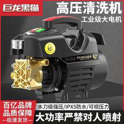 Bdd Black Cat Pressure Washer for Home Use 220V High Power Car Cleaning Machine Portable Car Wash Self-Pumping