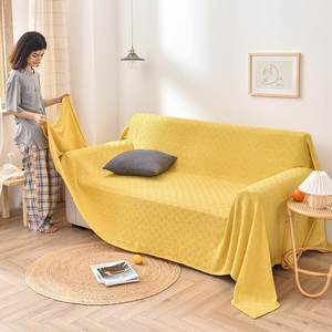 Blanket Approximately Class A Baby Cover Shawl Blanket Car Blanket Sandy Cotton Sofa Cover Solid Color All-Inclusive Brief Inquiry for Guest Sofa