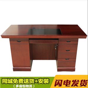 
Kunming office furniture clerk computer desk 1m 4 writing desk painted wooden veneer 1m 2 single staff desk