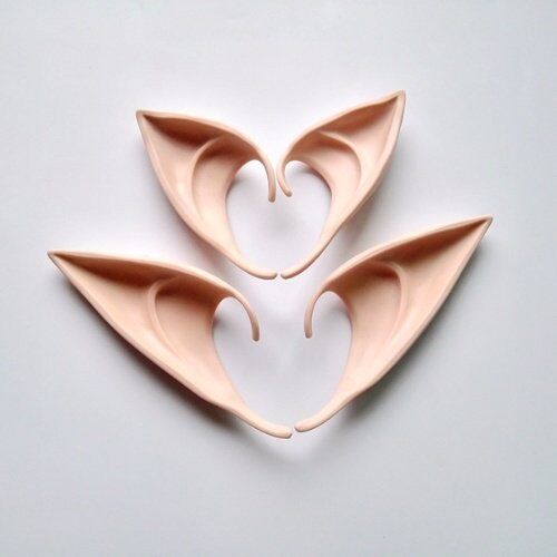 
Christmas Elf Ears cosplay props Hobbit Vampire Sesshomaru Krulru Warcraft Free Shipping