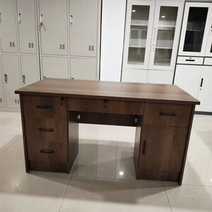 
Office computer desk writing desk staff desk with drawer financial desk clerk work desk office furniture desk