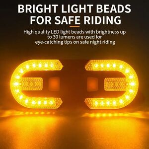 Bike Turn Signal Rear Light LED Bicycle Lamp USB Rechargeabl
