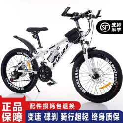 Official Flagship Store: Functional Giant Children's Bicycle with Variable Speed, Shock Absorption, Dual Disc Brakes, Student Off-Road Mountain Bike