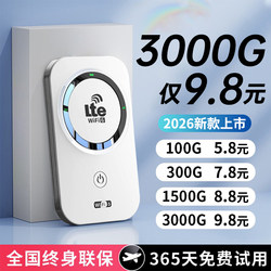 Portable Wireless Wifi with Unlimited Data Nationwide, Smart Mobile 2026 New Model 5g High-Speed Portable Router
