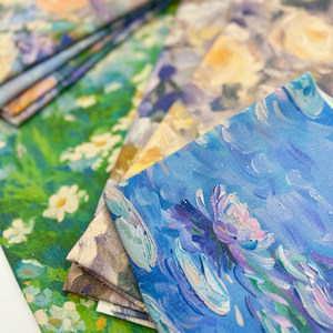
American country oil painting style rectangular dining table cloth coffee table cloth encrypted cotton linen cloth printed cloth outdoor dining cloth