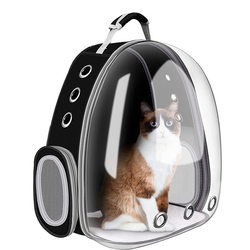 Transparent Space Capsule Backpack, Breathable Pet Bag, Cat Bag, Large-Capacity Pet Travel Backpack for Outings