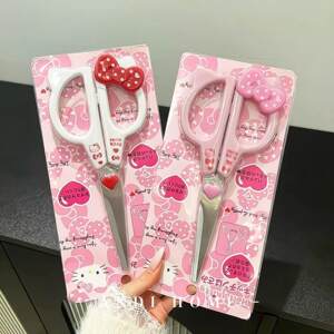 
Cat Cute Cartoon Kuromi Melody Scissors Home Student Sewing DIY Material Tools and Finished Scissors