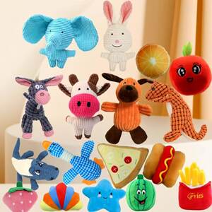 
Dog toys, pet sounding toys, plush, bite-resistant, molar cat toys, pet supplies, dog toys, pet toys