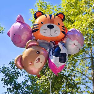 
Helium balloon for children, tasteless, flying cartoon animal shape, floating baby leggings, aluminum film small balloon