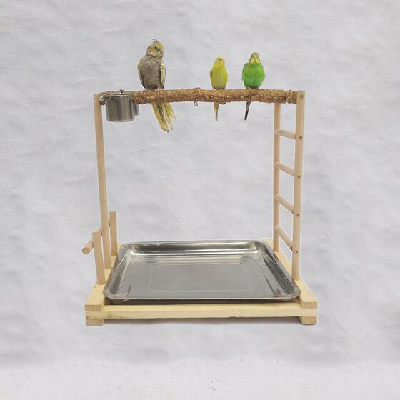 
Cockatiel stand, pepper wood bird stand, station pole, parrot stand, parrot stand, parrot supplies and bird supplies