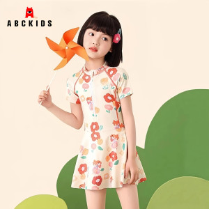 
Abckids Children's Swimwear 2026 Summer New Fashion Swimsuit Women's and Large Children's One-piece Swimming Skirt