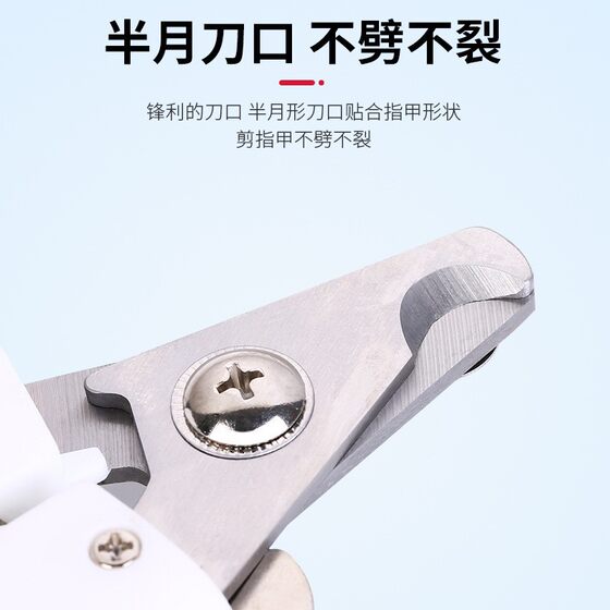 Pet nail -cut dogs and cat stainless steel nail knife beauty cleaning products nail tie pet nail supplies
