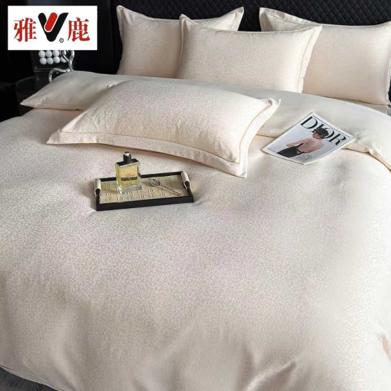 
Yalu gold and silver thread new style high luxury song brocade jacquard four-piece set double bedding SY