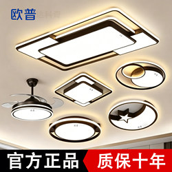 Opdakoch Led Ceiling Light Rectangular Living Room Light Simple Ultra-Thin Bedroom Study Dining Room Whole House Package