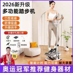 Armrest Stepper for Women, Home Weight Loss Device, Silent Slimming Leg Exerciser, In-Situ Climbing Pedal, Indoor Sports Fitness Equipment