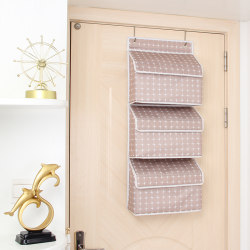 Storage Bag for Organizing Miscellaneous Items, Hanging Bag with Cover for Wardrobe, Door, Dormitory, or Bedroom