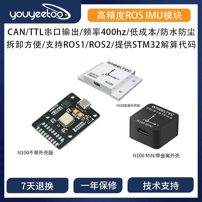 IMU慣導模塊]ROS工業防水FDISYSTEMS九軸感測器AHRS陀螺儀