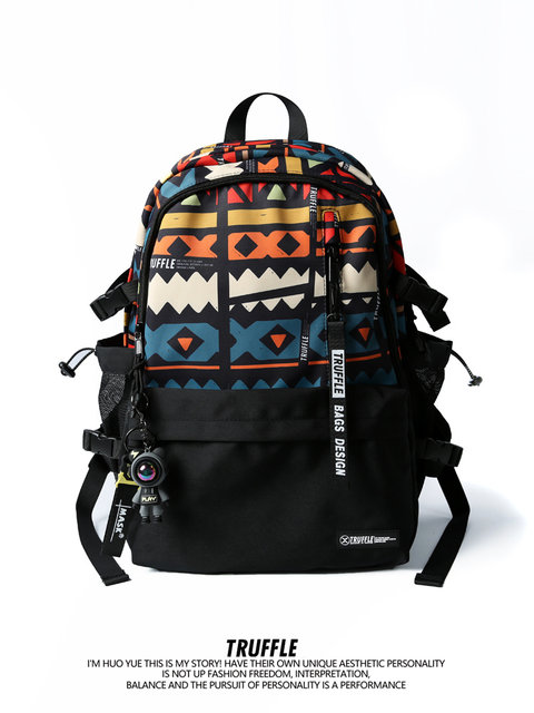Truffle Original Trendy Brand Backpack Men's Junior High School Bag ...