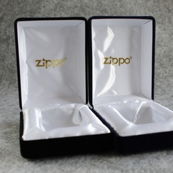 Original Authentic Zippo Windproof Lighter Blue Black Velvet Box High-end Gift Box Packaging Box