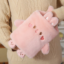 Cartoon Hot Water Bottle, Water-Filled, Explosion-Proof, Thickened, Hot Water Bag for Heat Therapy, Cute Hand Warmer