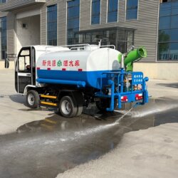 New Energy Electric Sprinkler Truck for Construction Sites, Small Mist Cannon for Dust Reduction and Greening, Multifunctional Spray Disinfection Vehicle