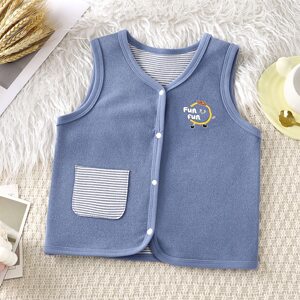 
Baby vest, spring and autumn outer wear, children's waistcoat, baby vest, new style, thin belly protection for boys, girls and toddlers