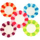 Kindergarten wall decoration color paper plate flower classroom layout decoration creative beauty and labor DIY handmade materials bag
