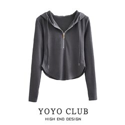 Brand Discount Bargain Plus-Size Women's Autumn Casual Hooded Sweatshirt Trendy Fat Girl Design Long-Sleeve T-Shirt