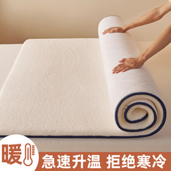 Thickened Lamb Wool Mattress Pad for Winter, Suitable for Student Dormitories, Single or Double Tatami Sponge Mat, Mattress Topper