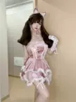 đồ ngủ cosplay thỏ chất lượng cosplay sexy tinh khiết Desire màu hồng cô gái thỏ thỏ trang phục đồng phục cosplay internet người nổi tiếng neo mặc quần áo chéo cos trang phục Đồ ngủ thỏ bông quyến rũ tay thỏ cosplay 