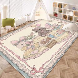 ins Style Living Room Home Imitation Cashmere Carpet Room Mat Thickened Full Coverage Sofa Coffee Table Mat Bedroom Bedside Rug