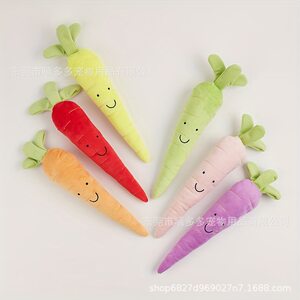Pet plush sound making toy dog bite resistant toy cat and dog bite resistant sound making toy sub-dog toy carrot