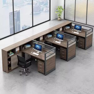 
Office desk simple modern screen partition work station office employee finance staff multi-person office desk chair combination