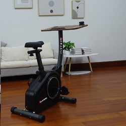 Household Spinning Bike with Table Plate, Exercise Bike, Weight Loss, Body Shaping, Silent Sports Equipment, Powerful Bike