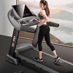 Changpao Commercial Treadmill with Wide Running Belt, Led Blue Screen, Multi-Functional, Silent, Foldable, Indoor Exercise Gym Equipment