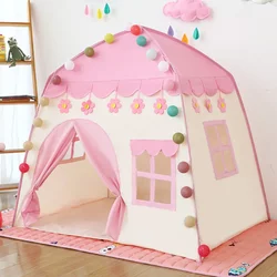 Tent Indoor Kidsren's Princess Room Baby Sleeping Bed Small Toy Castle Girl Playhouse Birthday Gift