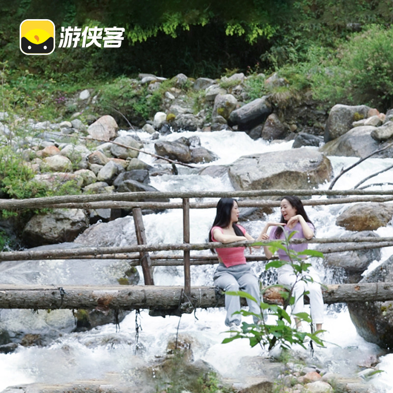 游侠客甲尔猛措一日跟团游 厄尔娜沟丛林穿梭 川西徒步 成都往返