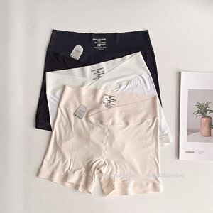 Pregnant women's safety pants anti -light leggings underwear di -pants short pants summer thin alternative low -waist trousers female

