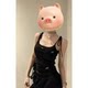 Black bow embroidered suspender vest for women in summer American hottie unique tight short top