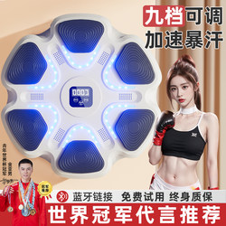Music Boxing Machine Wall Target Home Smart Boxing Training Device Children's Electronic Dodge Reaction Target Large Size Adult
