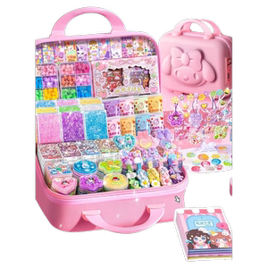 
Guka suit luxury version girl handmade DIY material quicksand Guka disk sticker girl internet celebrity toy children