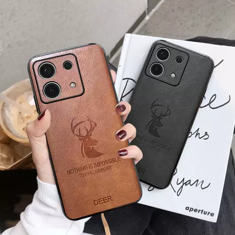 Nothing Is Impossible To A Willing Heart Deer Phone Cases Covers Synthetic Leather Xiaomi Redmi Note 13, Note 13 Pro 4G, Note 13 Pro 5G, Note 13 Pro+