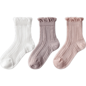 
Manxi summer thin baby socks baby children's socks that do not tighten the legs newborn boys and girls breathable mesh hollow