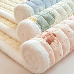 Milk Velvet Mattress Soft Pad for Home Bedroom Bed Mattress Winter Blanket Pad Dormitory Student Single Mattress Pad Quilt