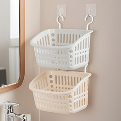 Multifunctional Small Hanging Basket Bathroom Storage Rack Storage Basket Kitchen Dormitory Bedside Wall-Mounted Hanging Basket